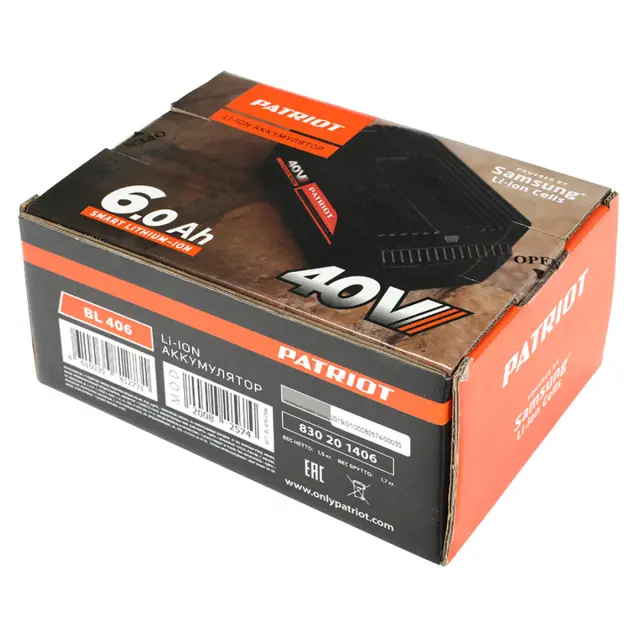 Patriot BL 406 (40 В, 6 А*ч) - батарея аккумуляторная