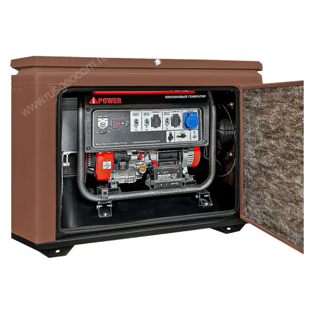 A-iPower A9000EAX в тихом зимнем кожухе 1200 RAL 8017