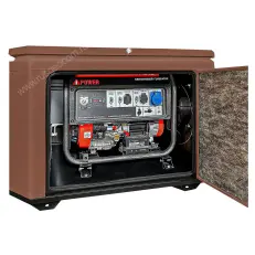 A-iPower A9000EAX в тихом зимнем кожухе 1200 RAL 8017