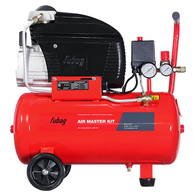 воздушный компрессор FUBAG AIR MASTER KIT + 6 (FC 230/24 + 6 предметов)