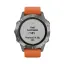 Часы Garmin Fenix 6 Sapphire титановый с оранжевым ремешком для бега