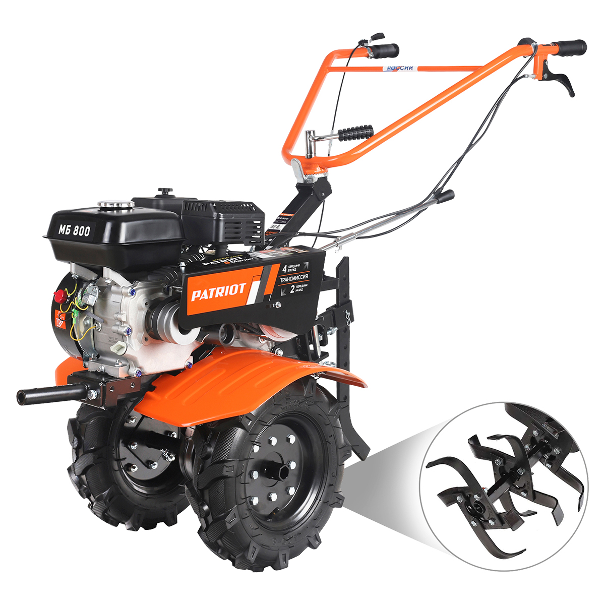 Бензиновый мотоблок Patriot МБ 800