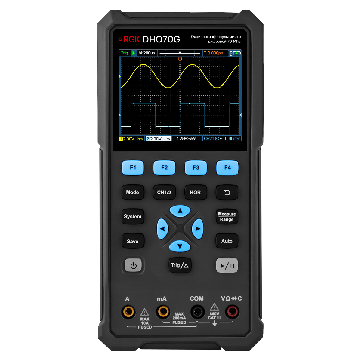 RGK DHO70G - осциллограф - мультиметр