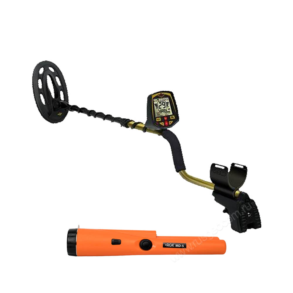 Комплект: металлоискатель Fisher F70 GWP-R + пинпоинтер RGK MD-5