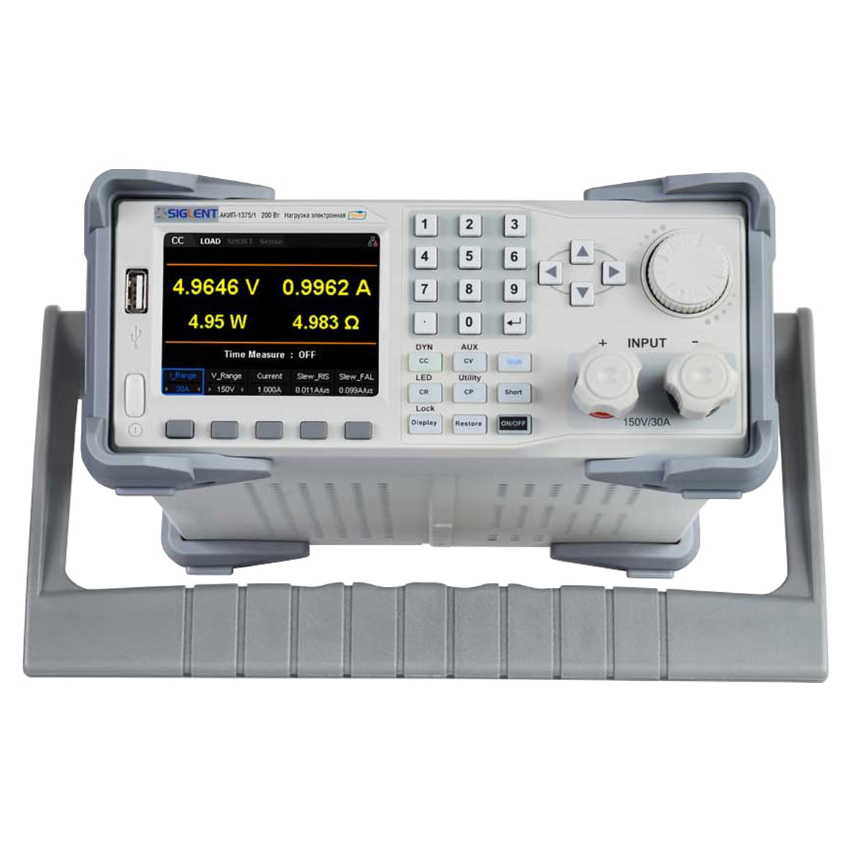 АКИП-1375/1Е - программируемая электронная нагрузка постоянного тока