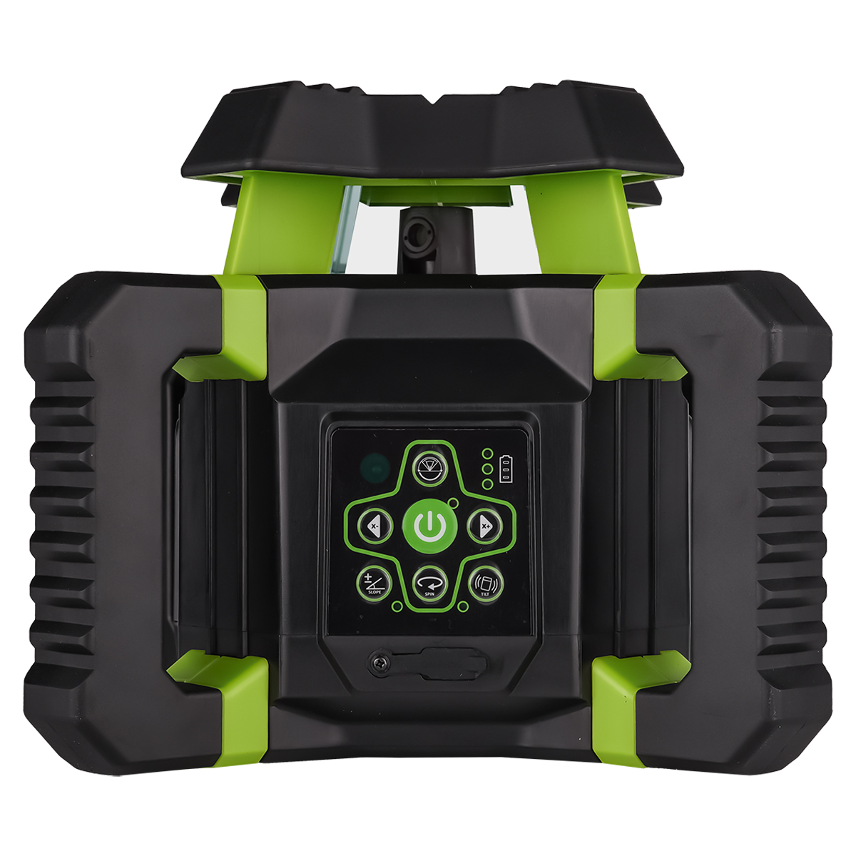 RGK SP-312G - ротационный нивелир (ротационный / зелёный луч / диаметр до 500 м с приемником / ±0,125 мм / АКБ)