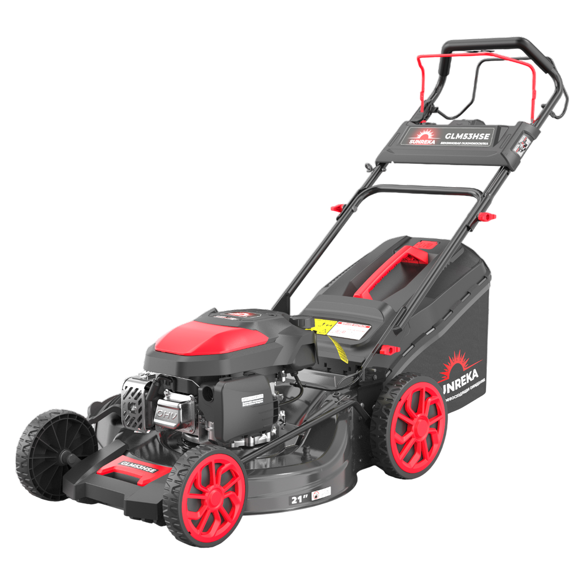 SUNREKA GLM53HSE - бензиновая газонокосилка с электростартером