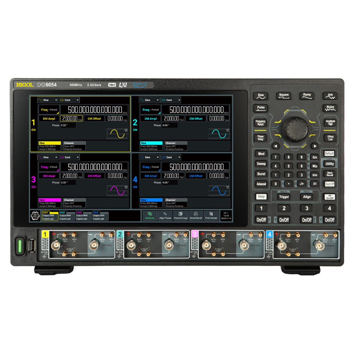 RIGOL DG6054 - генератор сигналов произвольной формы