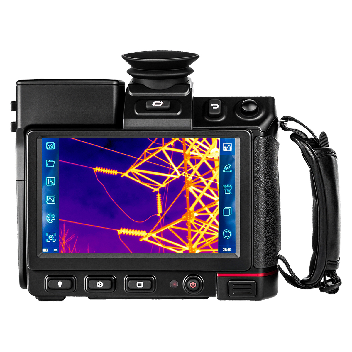 RGK TL-480 Pro в комплекте с телеобъективом 6° и широкоугольным объективом 48° - тепловизор с поверкой