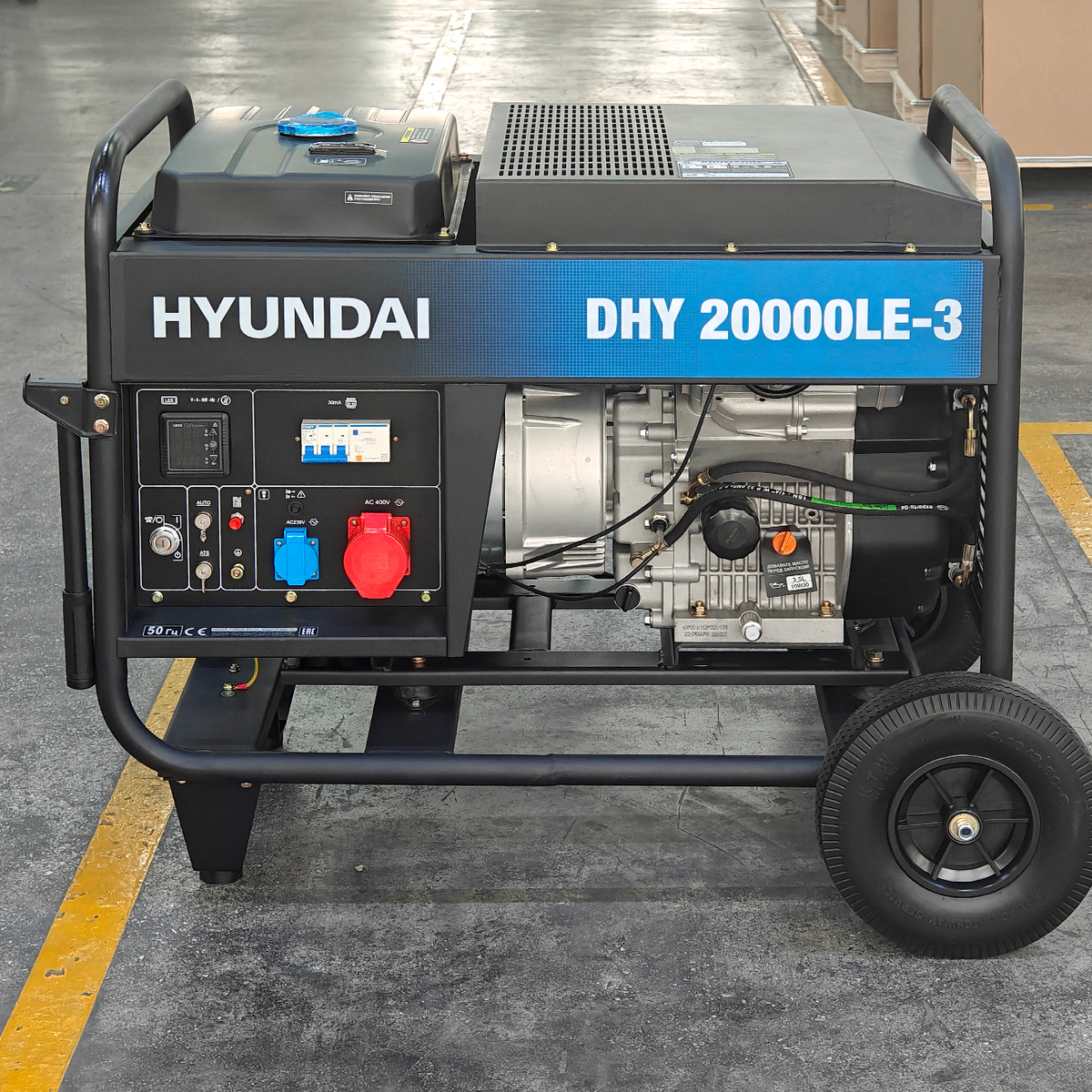 Hyundai DHY 20000LE-3 - дизельный генератор