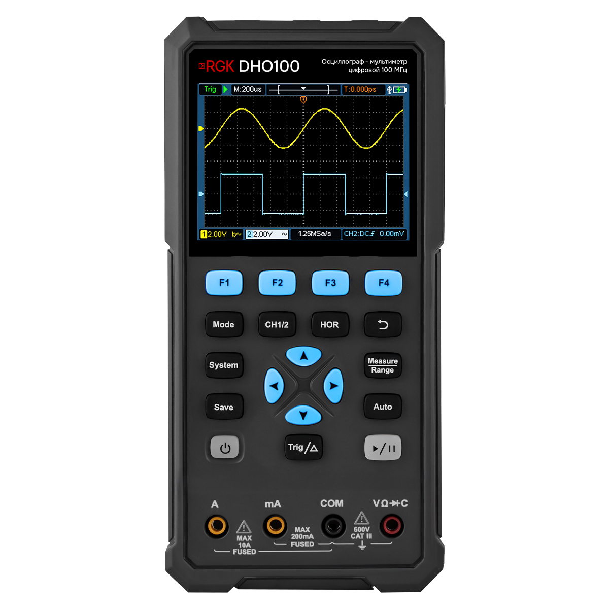 RGK DHO100 - осциллограф - мультиметр