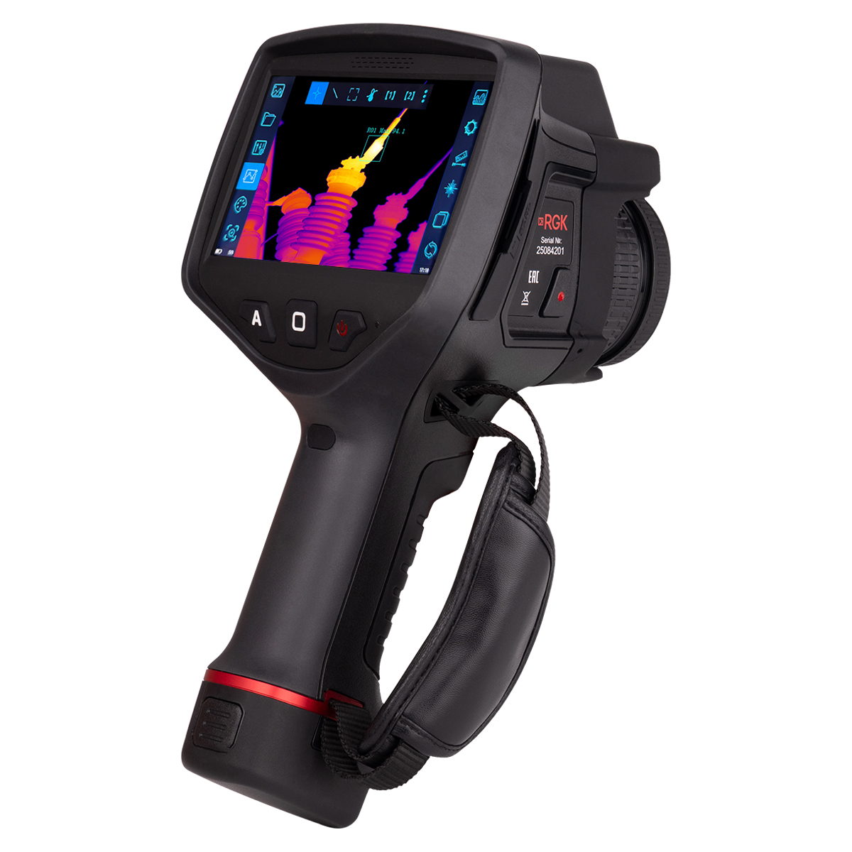 RGK TL-640 Plus в комплекте с телеобъективом 6° и широкоугольным объективом 48° - тепловизор