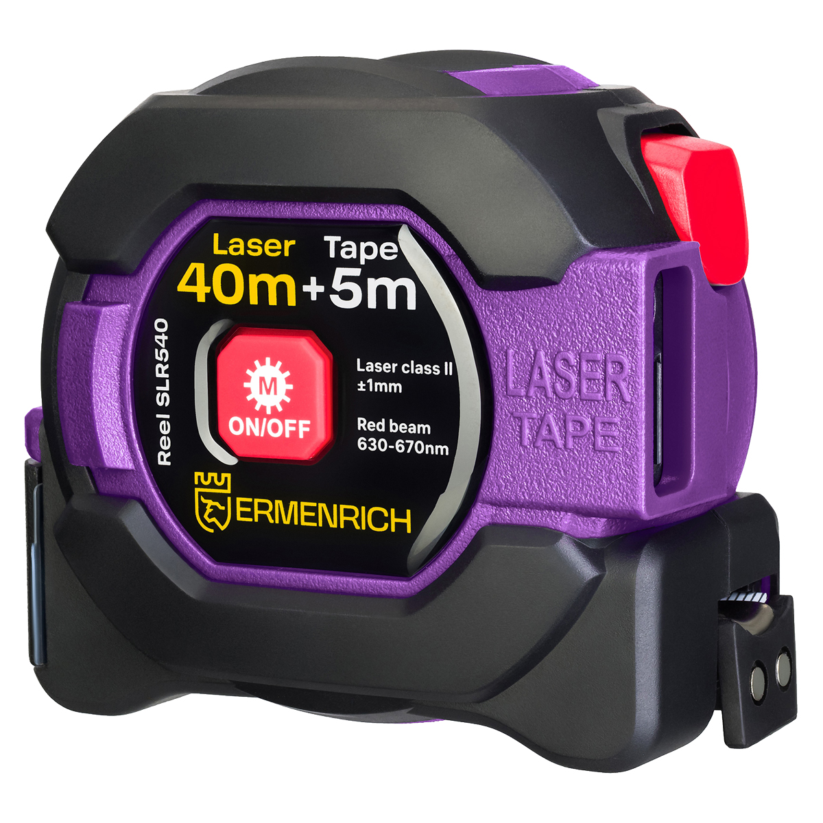 Ermenrich Reel SLR540 фиолетовый - рулетка с лазерным дальномером