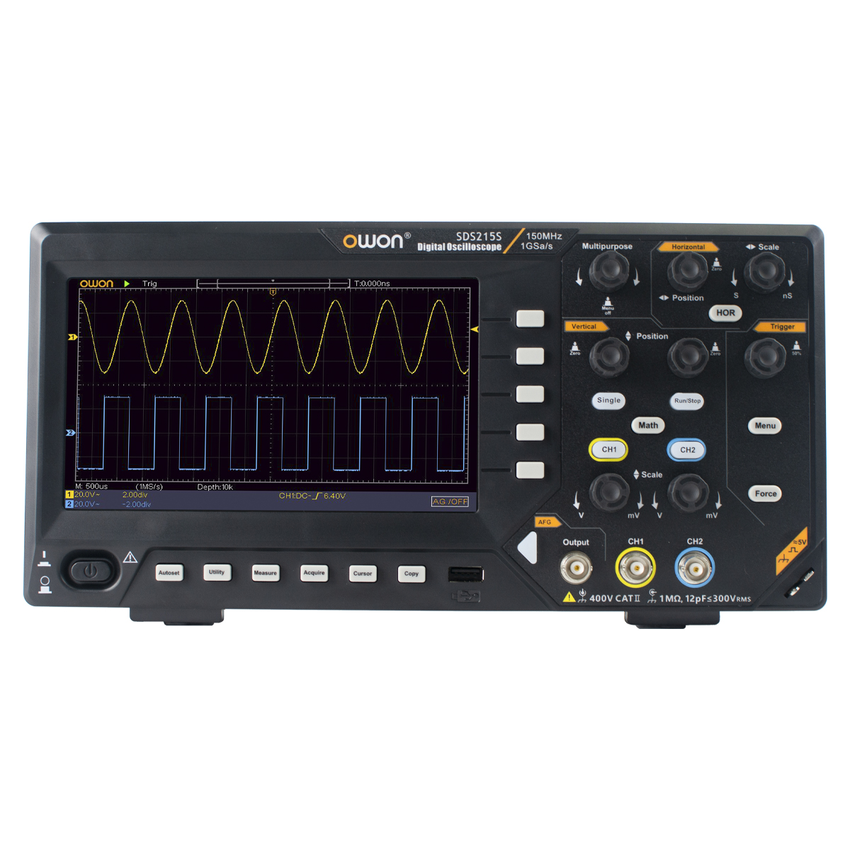 OWON SDS215S - цифровой осциллограф
