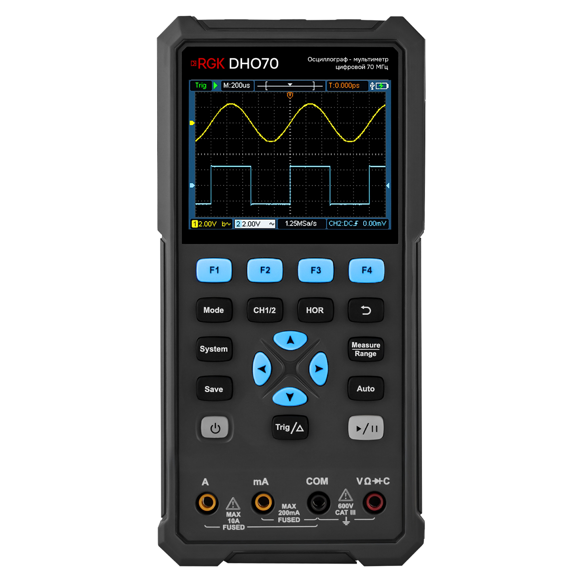 RGK DHO70 - осциллограф - мультиметр