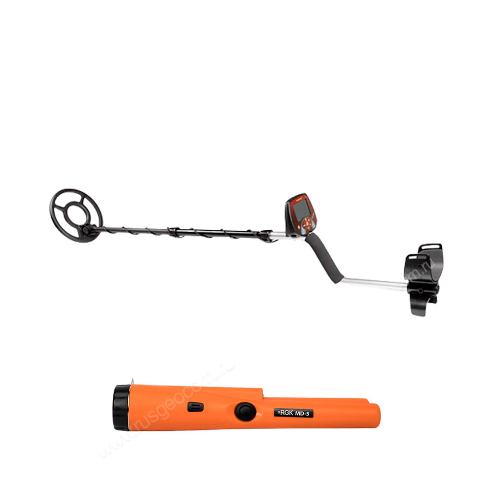 Комплект: металлоискатель Teknetics Eurotek Pro (с катушкой 11 ) + пинпоинтер RGK MD-5