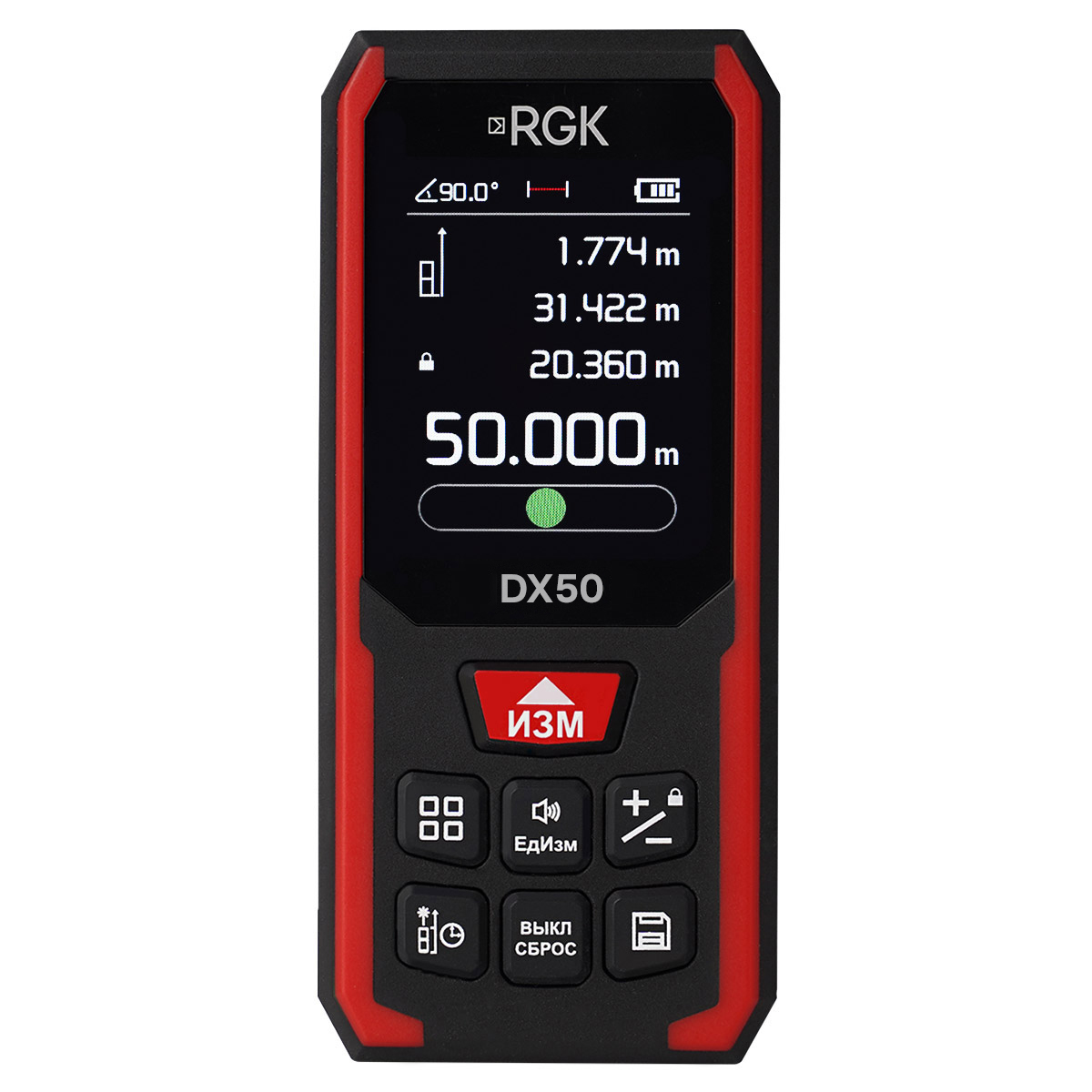 RGK DX50 с поверкой - лазерный дальномер