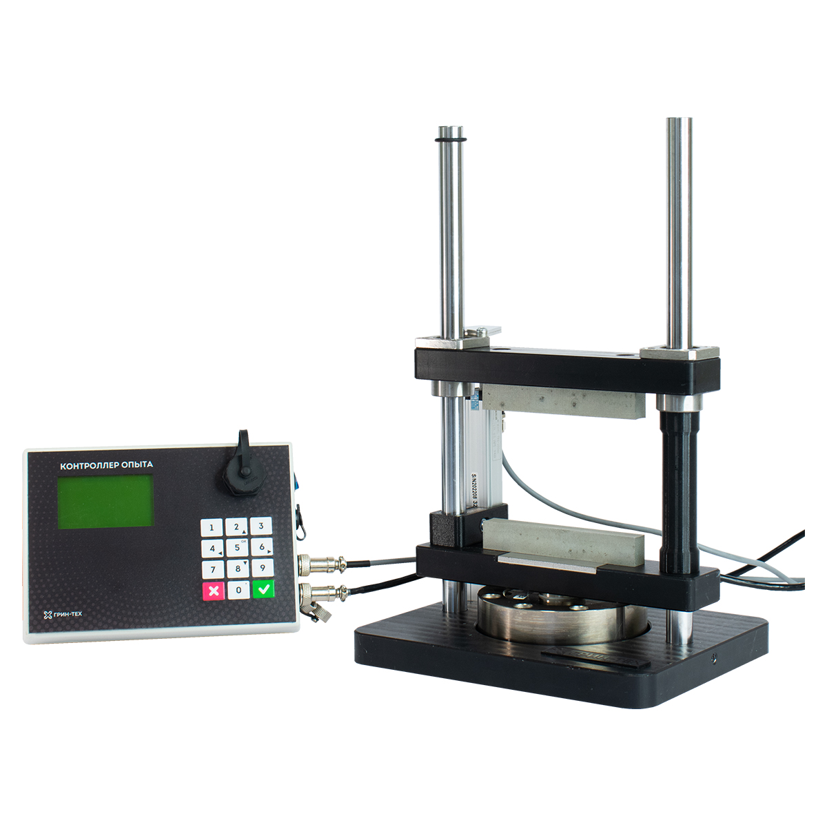 Гильотина ГРИН-ТЕХ - устройство для определения индекса трещиностойкости и водостойкости асфальтобетонных смесей