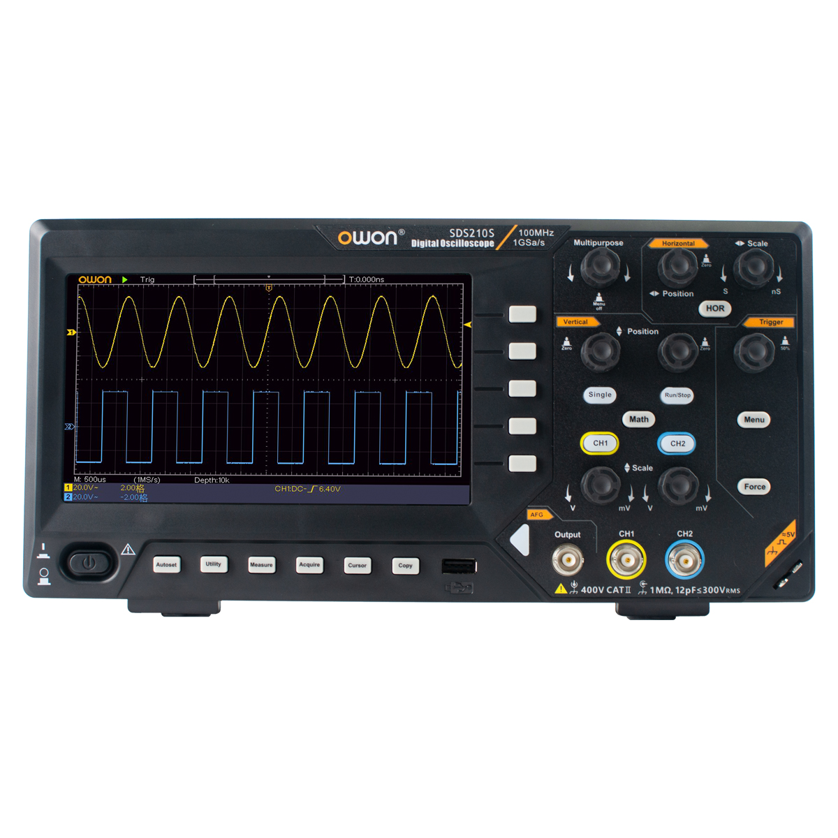 OWON SDS210S - цифровой осциллограф