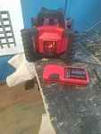 RGK SP-312 + штатив RGK SH-170, рейка RGK LR-2 - ротационный нивелир с красным лучом