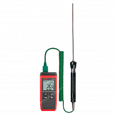 цифровой контактный термометр RGK CT-11 с погружным зондом температуры TR-10W с поверкой
