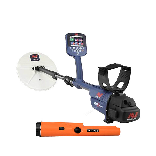Комплект: металлоискатель Minelab GPZ7000 + пинпоинтер RGK MD-5