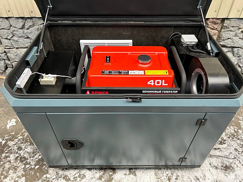 A-iPower A9000EAX в супер тихом зимнем кожухе 1400SS RAL 7031