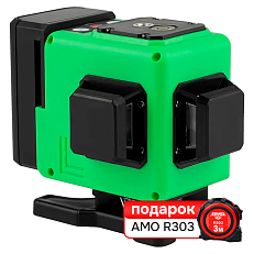 Комплект лазерного уровня AMO LN 3D-360-3 и рулетка AMO R303