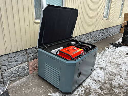 A-iPower A9000EAX в супер тихом зимнем кожухе 1400SS RAL 7031