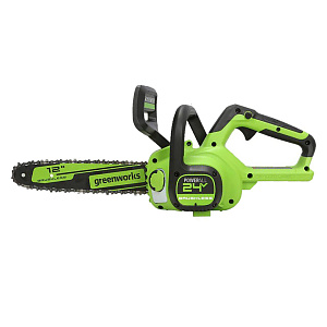 Аккумуляторная бесщеточная цепная пила Greenworks GD24CS30 24V (30см) без АКБ и ЗУ