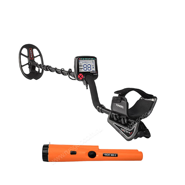 Комплект: металлоискатель Nokta Makro Racer 2 Pro + пинпоинтер RGK MD-5