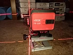 RGK PR-38R + штатив - лазерный нивелир 3d с красным лучом