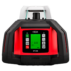 RGK SP-508 с автоподстройкой - ротационный нивелир (ротационный / красный луч / 900м с приемником / АКБ)