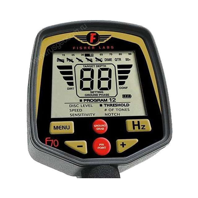 Металлоискатель Fisher F70 GWP-R + пинпоинтер RGK MD-5