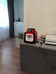 RGK SP-100 - ротационный нивелир (ротационный / красный луч / 600м с приемником / ±0,15 мм)