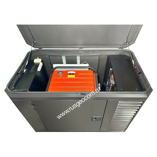 A-iPower A13000EAX - генератор в супертихом зимнем кожухе 1700SS RAL 8019 + блок автозапуска A-iPower 230В/400В 100А 8 ПИН