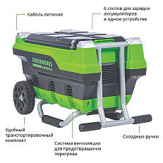 Greenworks G82CT6 82V на 6 АКБ - зарядное устройство