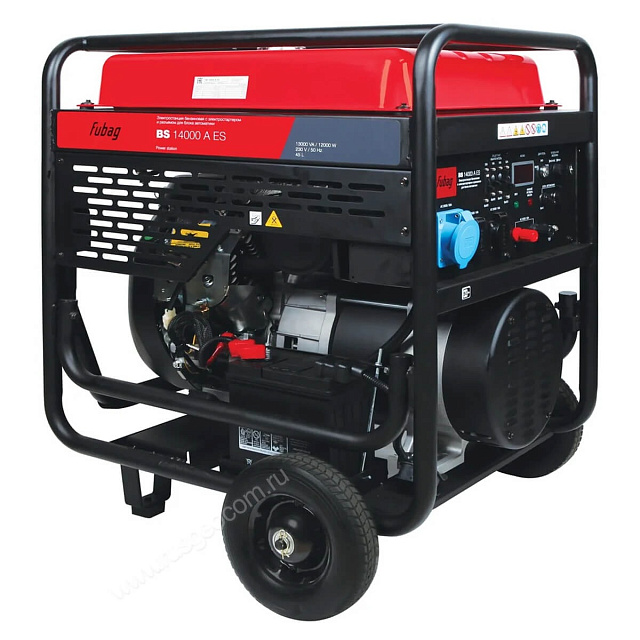FUBAG BS 14000 A ES в тихом зимнем кожухе 1600 RAL 8019 - бензиновый генератор