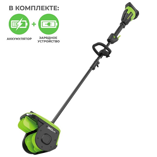 Greenworks GD40SS2, 40V с АКБ 8 А.ч. + ЗУ 2А