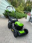 Greenworks GD40LM46SP бесщеточная, 40V  - аккумуляторная газонокосилка