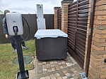 A-iPower A7500TEA в супертихом зимнем кожухе 1400SS RAL 7024 + блок автозапуска A-iPower 230В/400В 100А 8 ПИН