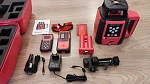 RGK SP-800 + элевационный штатив RGK SH-170 + рейка RGK LR-2 + дальномер RGK DL100 - ротационный нивелир с красным лучом