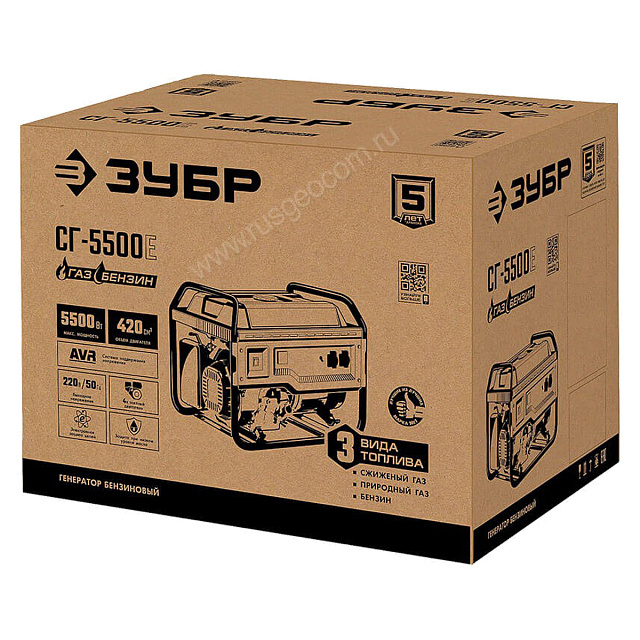 ЗУБР Сг-5500Е - гибридный генератор