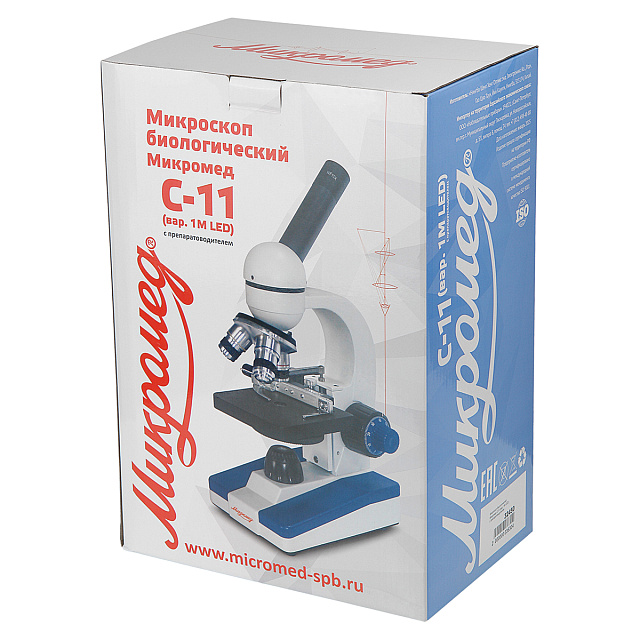 Микромед С-11 (вар. 1М LED) - микроскоп биологический с препаратоводителем