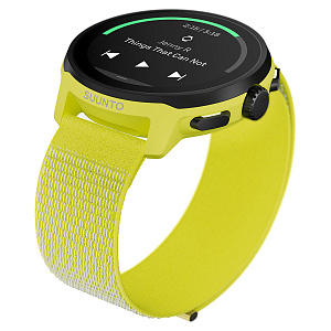 SUUNTO RUN Lime - смарт часы с текстильным ремешком
