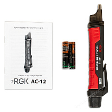 Комплект индикатора напряжения RGK AC-12 и рулетка R-3