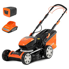 YARD FOX EL 4655 B SET 60V - аккумуляторная газонокосилка самоходная
