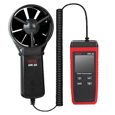 Комплект Анемометра RGK AM-30 и термогигрометра AMO H605