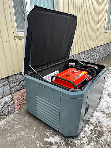 A-iPower A9000EAX в супер тихом зимнем кожухе 1400SS RAL 7031