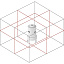 Схема лучей лазерного нивелира Vega 3D